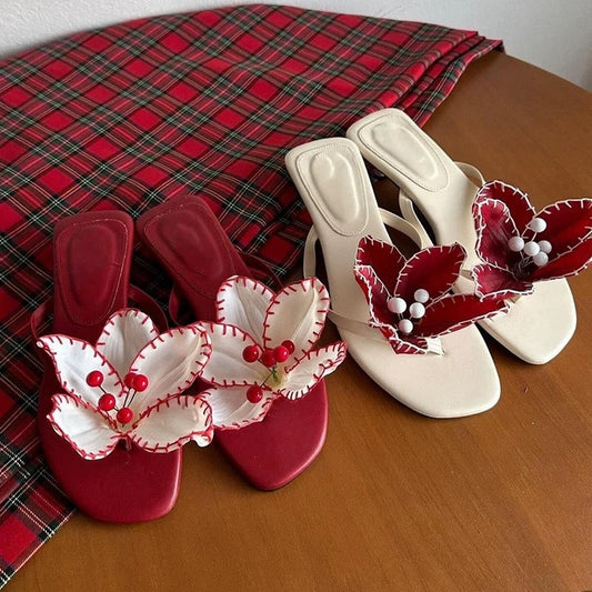 Emori Kitten Heel Sandals
