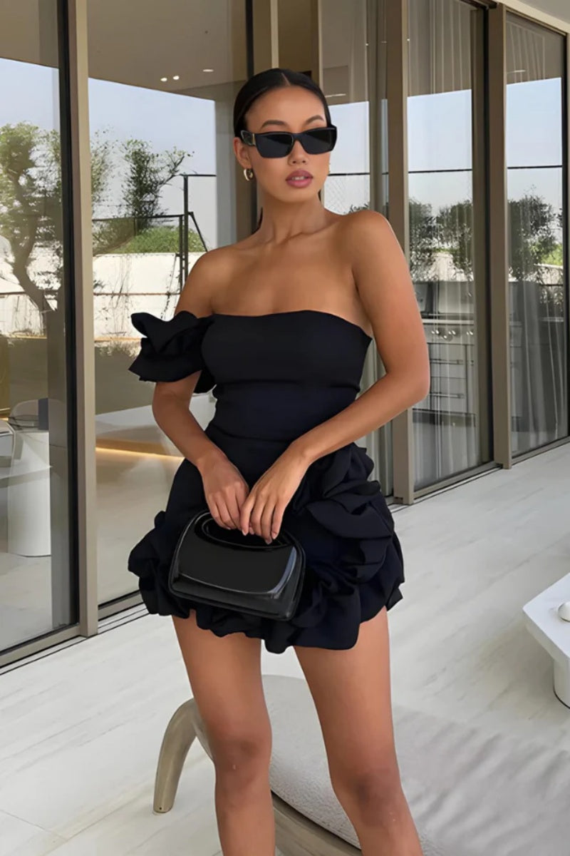 Laila Off Shoulder Mini Dress