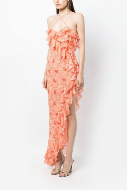 Tranquilla Ruffled Midi Dress