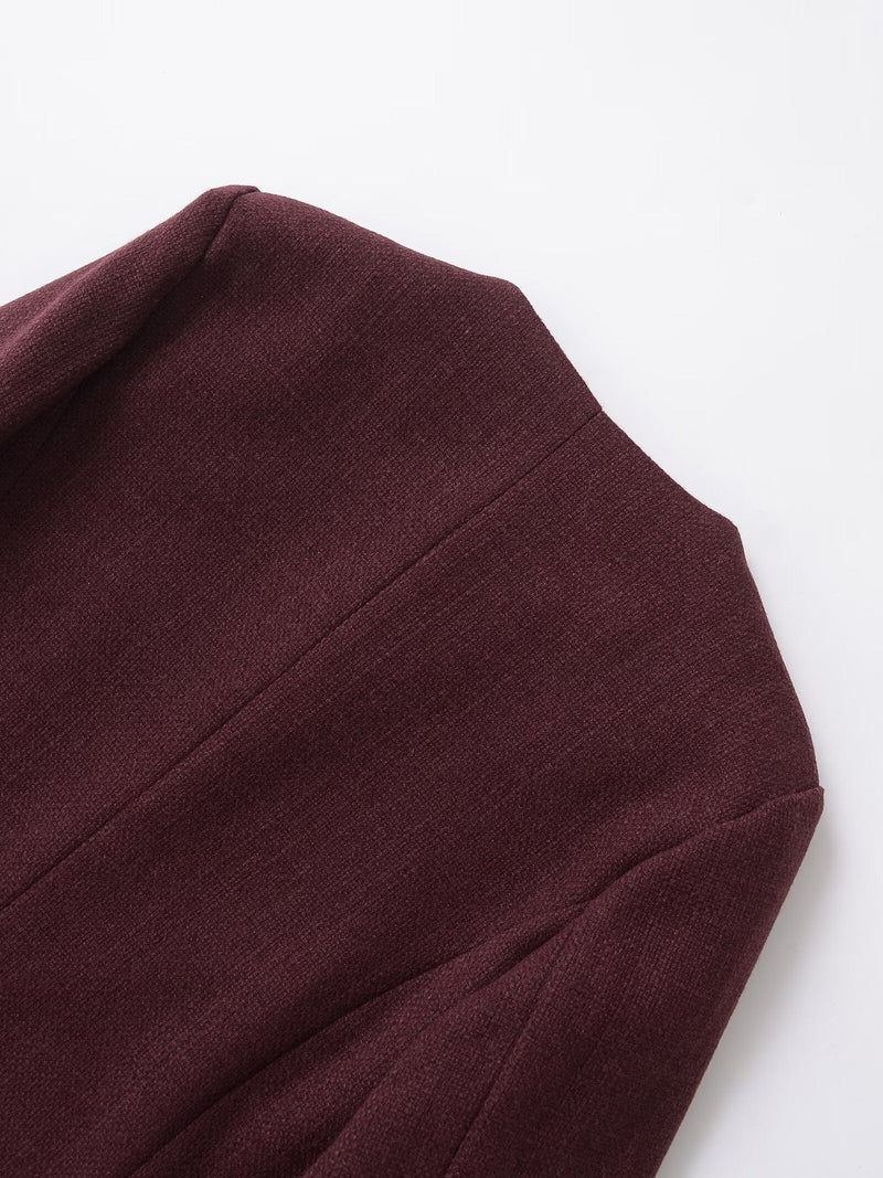 Sunday Bouclé Button Coat