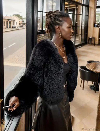 Imitation Fox Warm Coat
