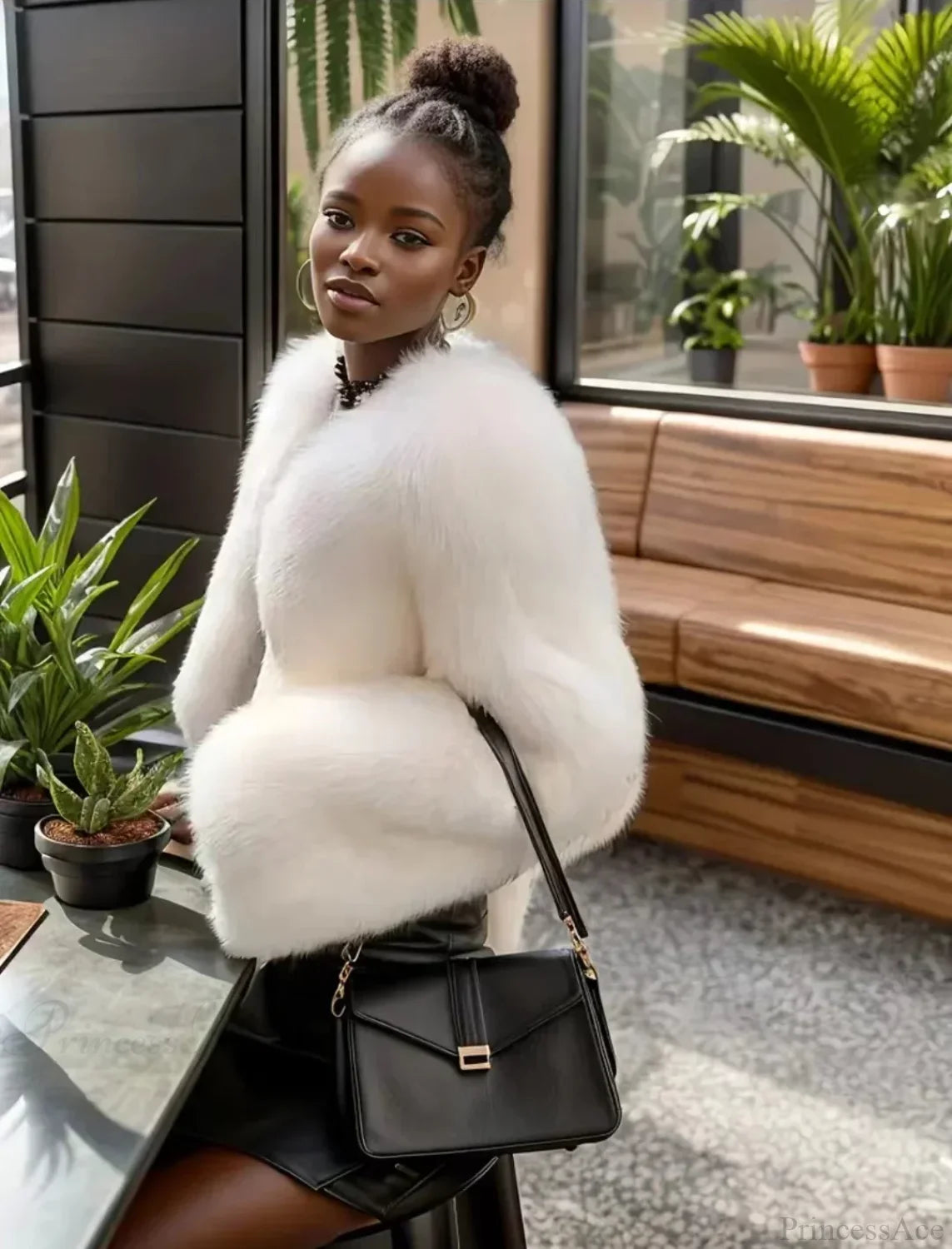 Imitation Fox Warm Coat