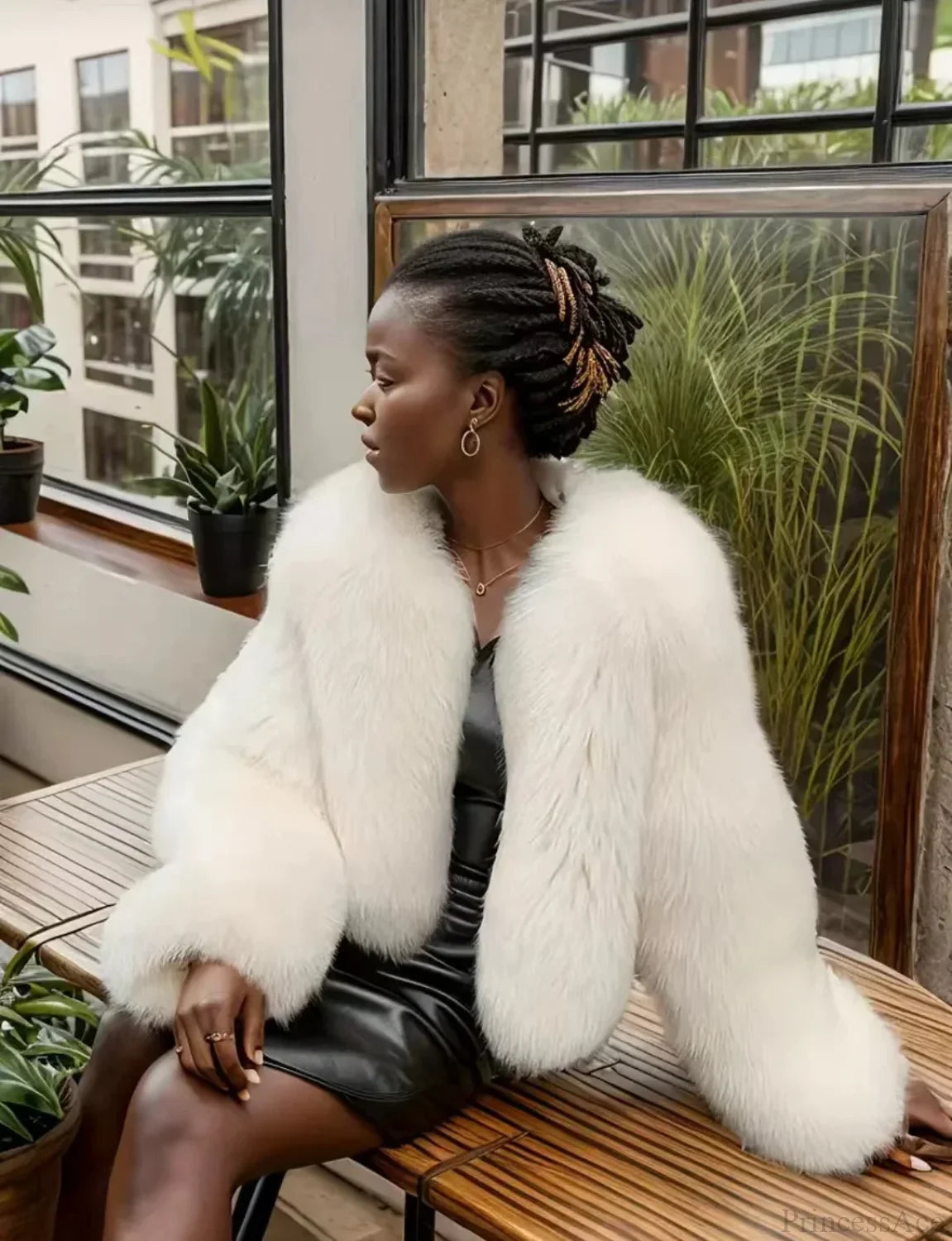 Imitation Fox Warm Coat
