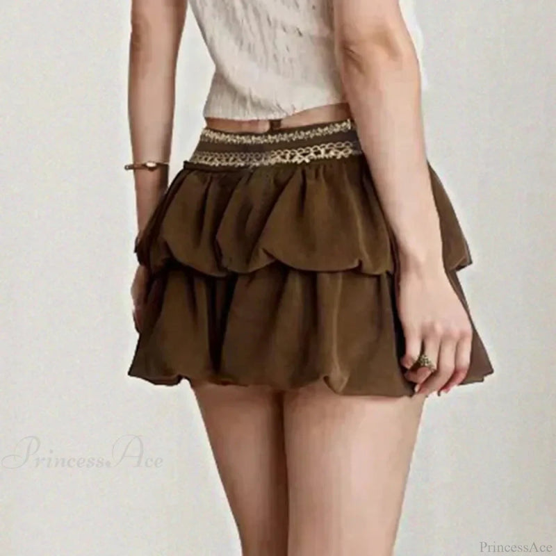Jacquard Corduroy Retro Skirt