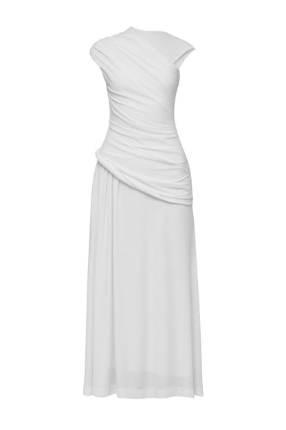 Janet Sleeveless Pleated Maxi Dress
