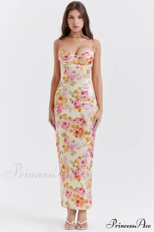 Josefina Ivory Stylish Maxi Dress
