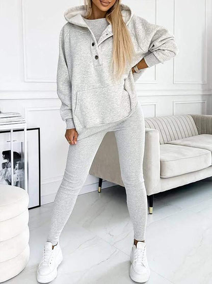 (s-5xl) and Comfortable Sweatshirt Two-piece Suit