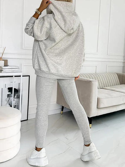 (s-5xl) and Comfortable Sweatshirt Two-piece Suit