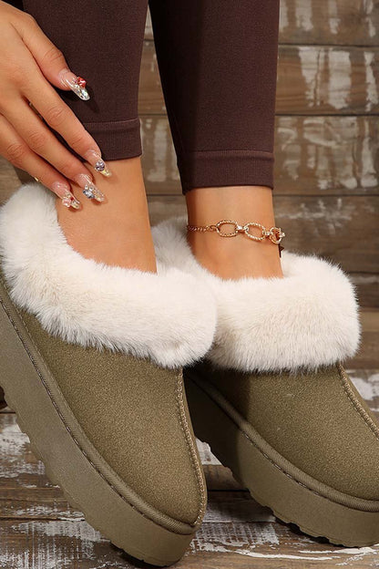 Thickened, Warm and Comfortable Outer Wear Plush Snow Boots