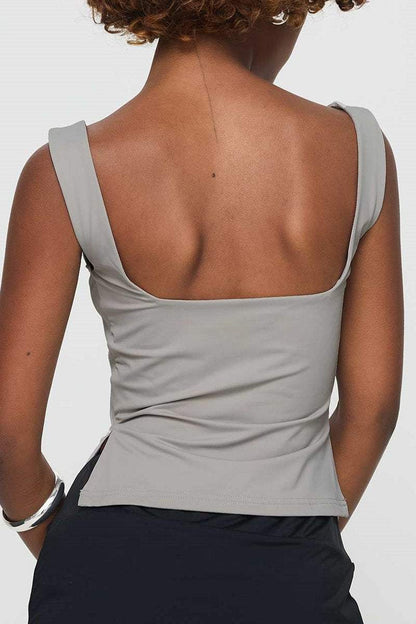 Sleeveless Backless Camisole T-shirt