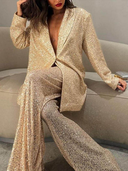 Sequined Pants