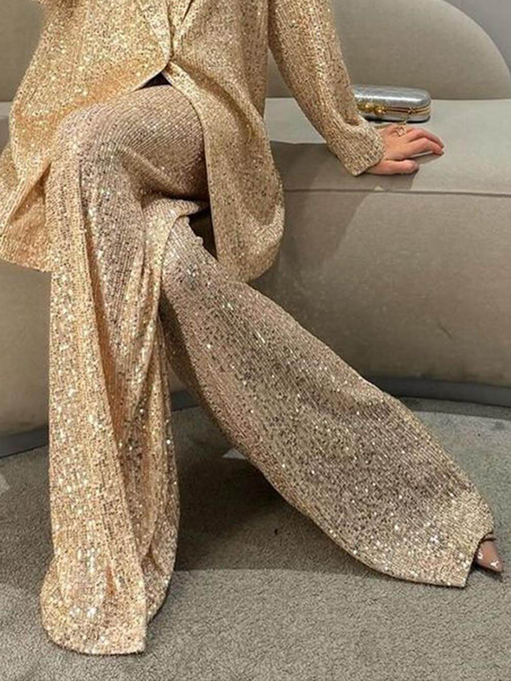 Sequined Pants