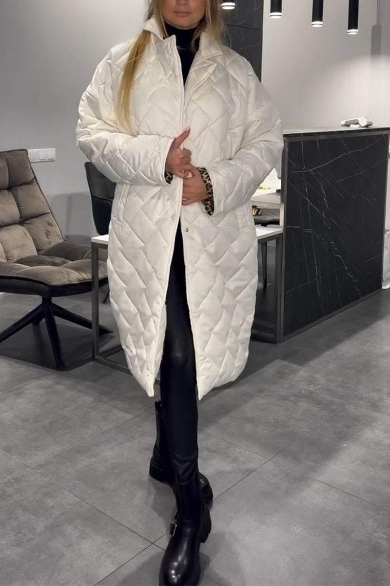 Lapel Mid-length Cotton Coat