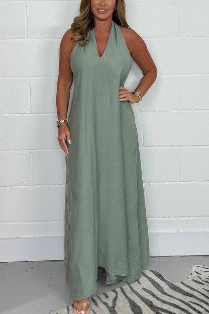 T-back Floaty Dress Floaty Maxi Dress