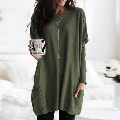 New Long Sleeve Pocket T-shirt