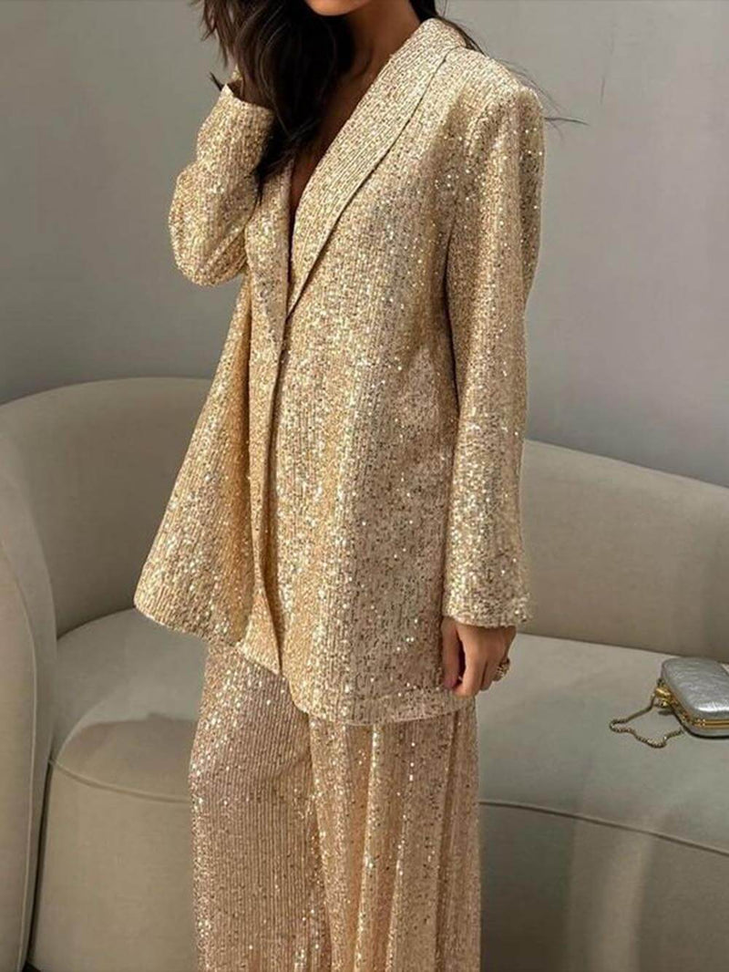 Sequined Pants
