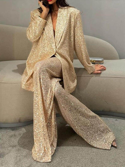 Sequined Pants