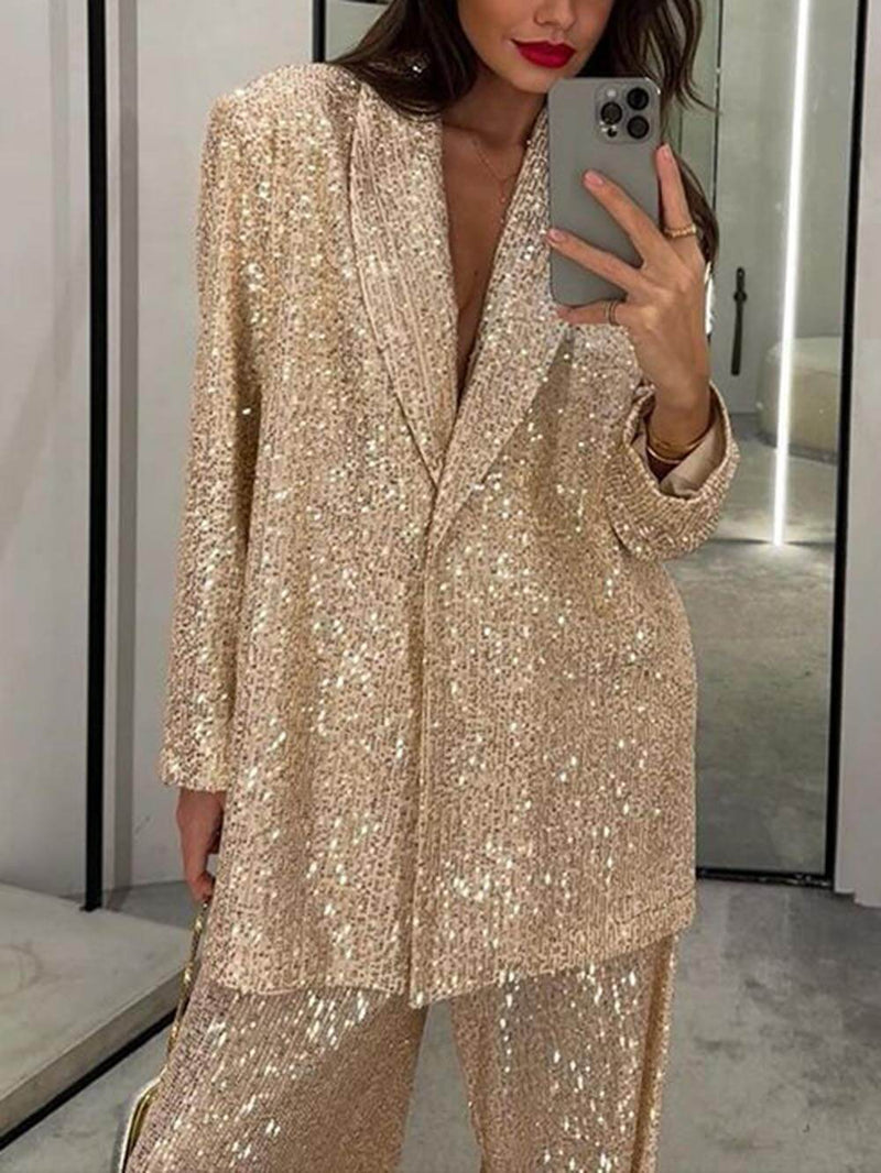 Sequined Pants