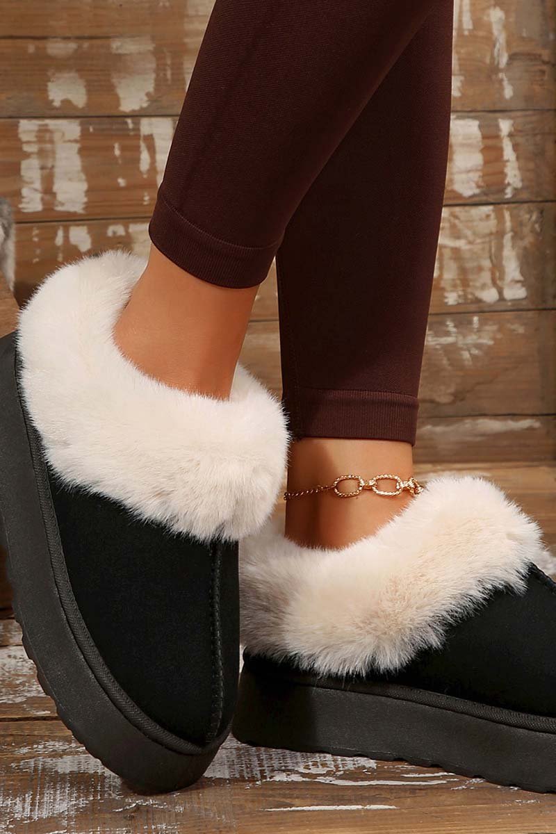 Thickened, Warm and Comfortable Outer Wear Plush Snow Boots