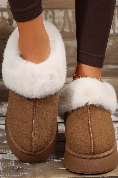 Thickened, Warm and Comfortable Outer Wear Plush Snow Boots