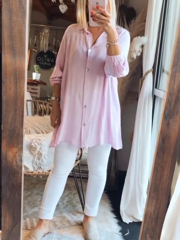 Plain Shirt Tops Pants