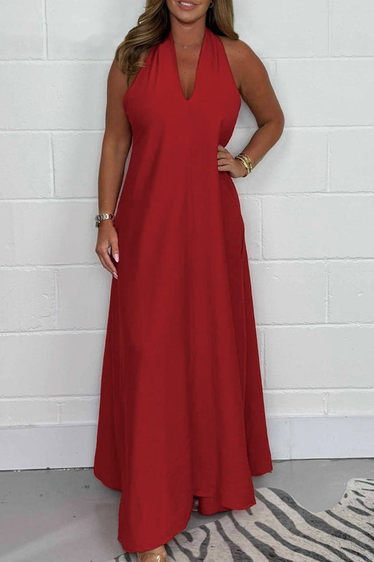 T-back Floaty Dress Floaty Maxi Dress