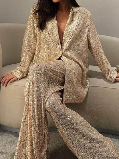 Sequined Pants