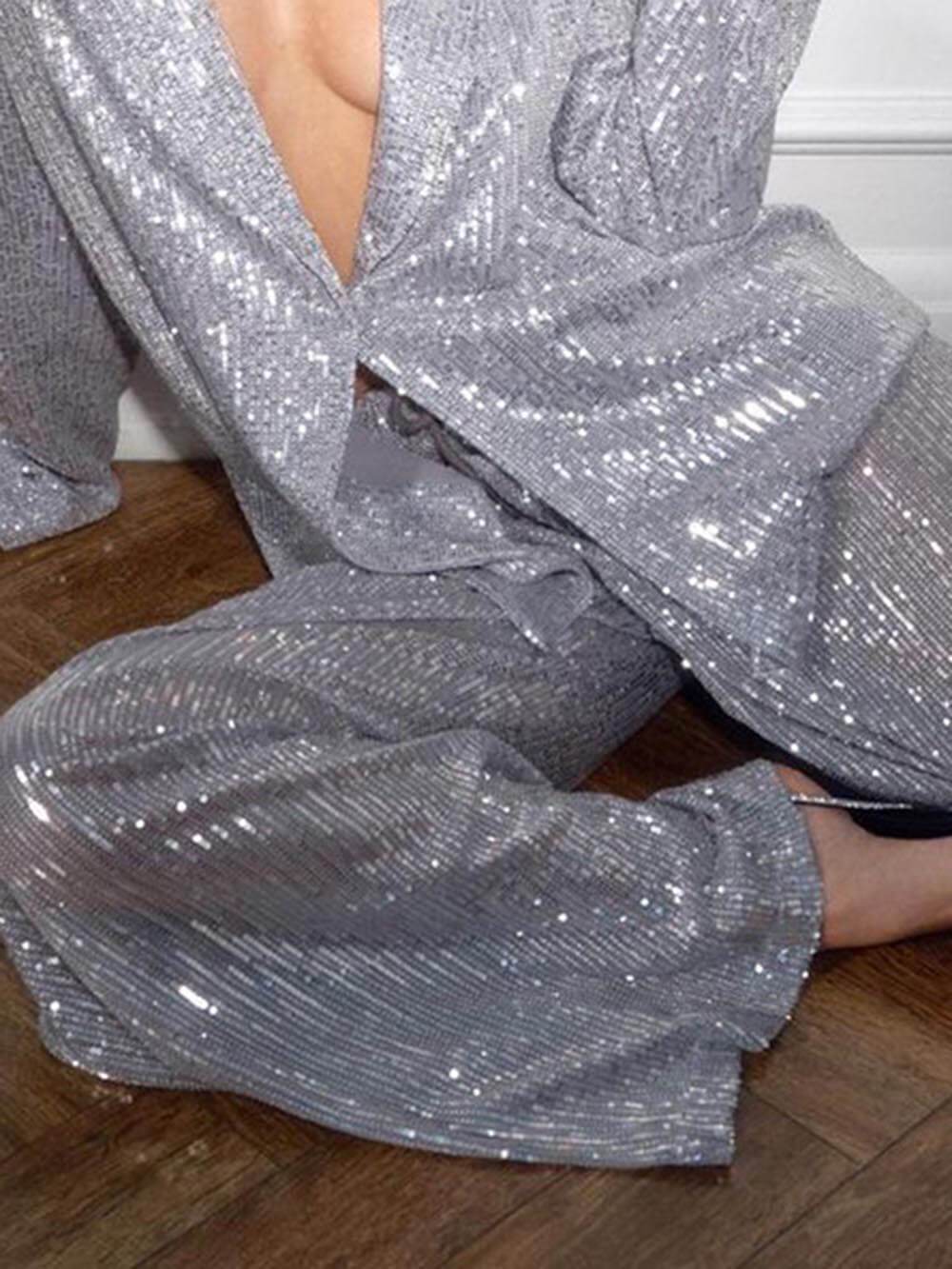 Sequined Pants