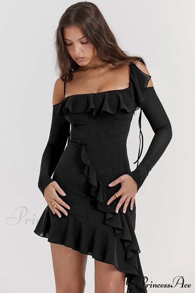 Kiki Ruffle Stylish Mini Dress