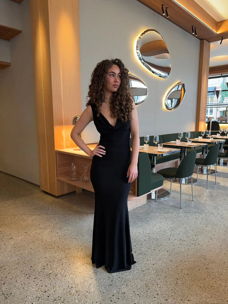 Emily | Backless Maxi Dress