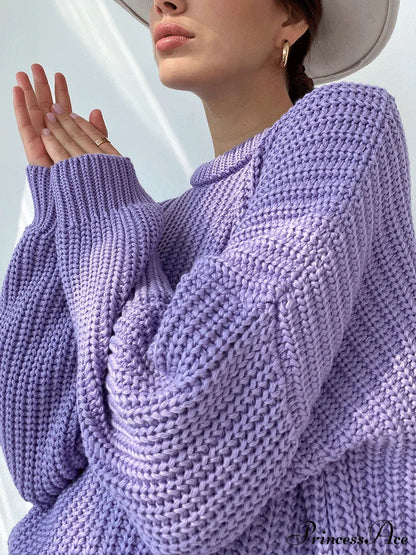 Knitted Graceful Pocket Sweater Cardigan