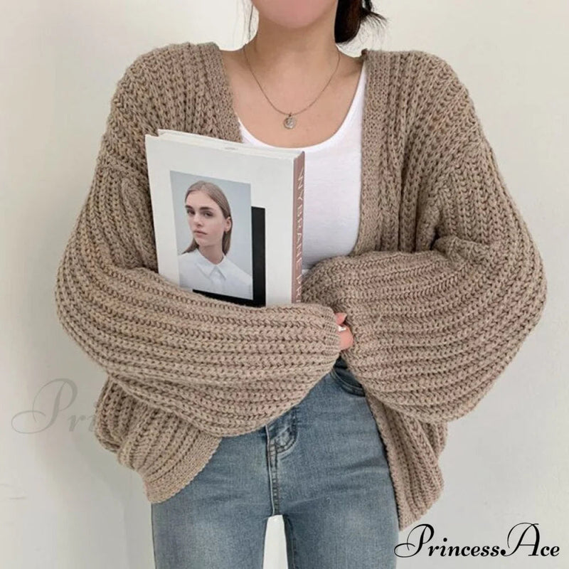 Korean Autumn Lazy Style Cardigan