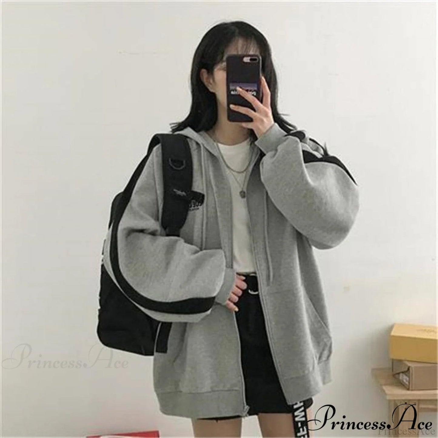 Korean Version Oversized Color Hoodies