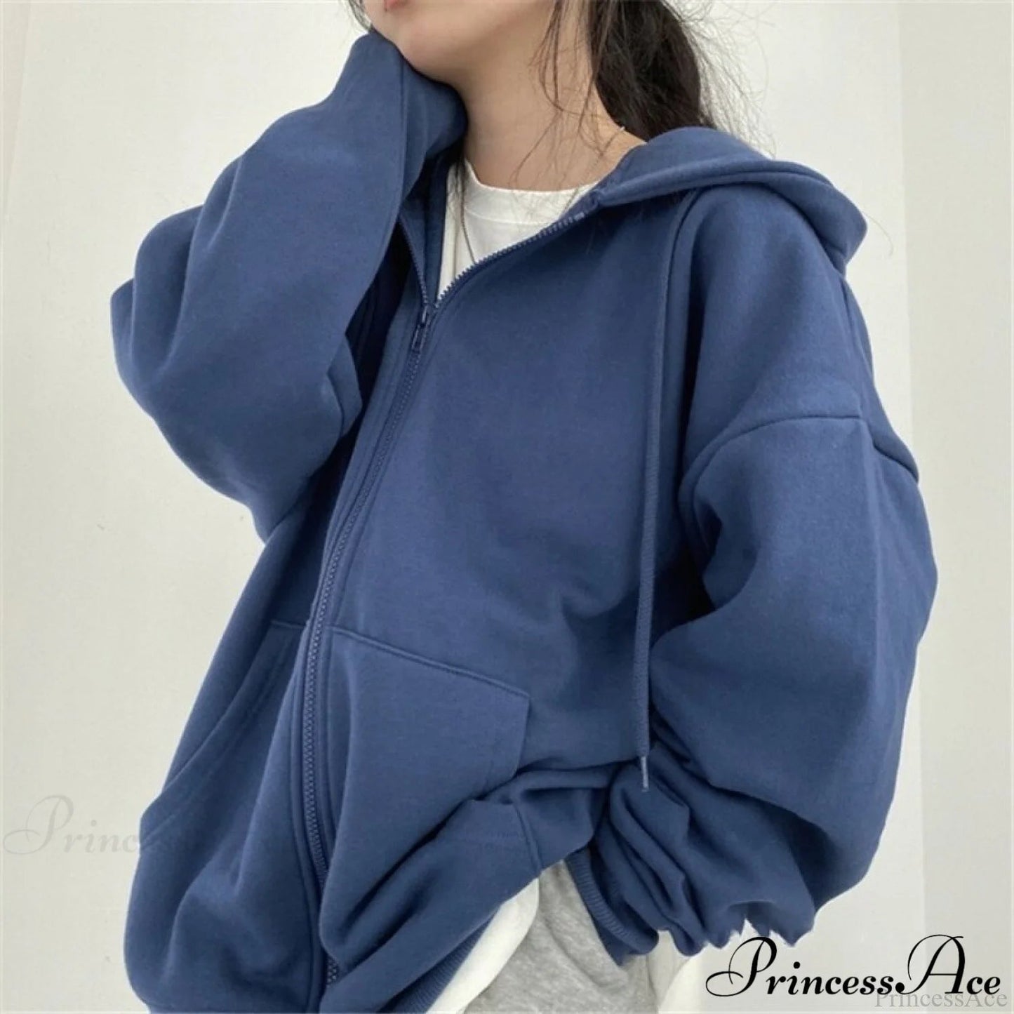 Korean Version Oversized Color Hoodies