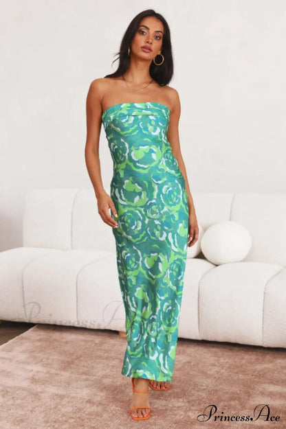 Kyra Satin Stylish Midi Dress