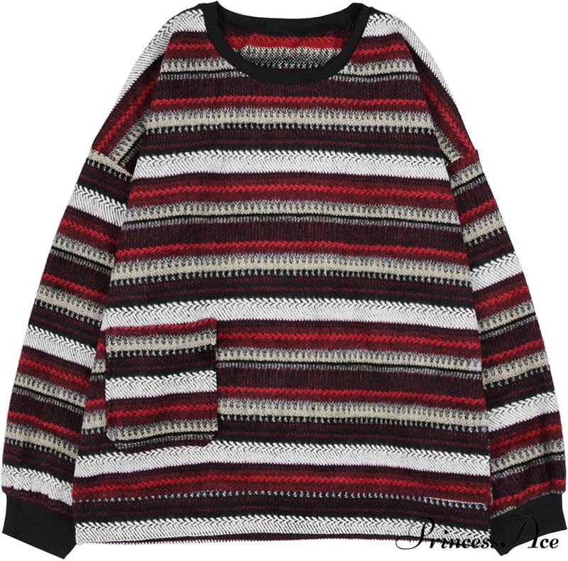 Autumn/winter Retro Striped Sweater
