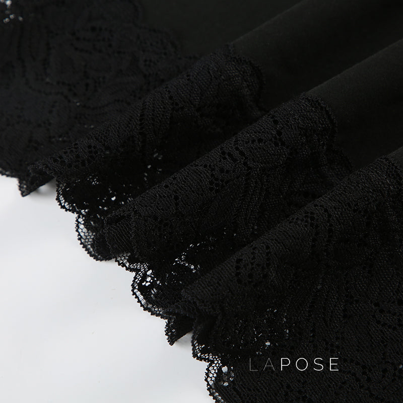 Adalae Bodycon Lace Mini Skirt