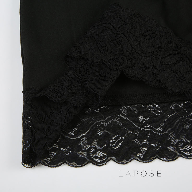 Adalae Bodycon Lace Mini Skirt