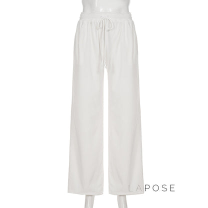 Alba Lace Patchwork Corduroy Pants