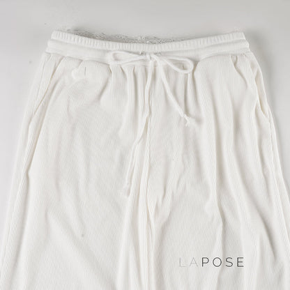 Alba Lace Patchwork Corduroy Pants