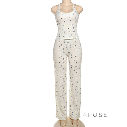 Aleah Ribbed Pant Set