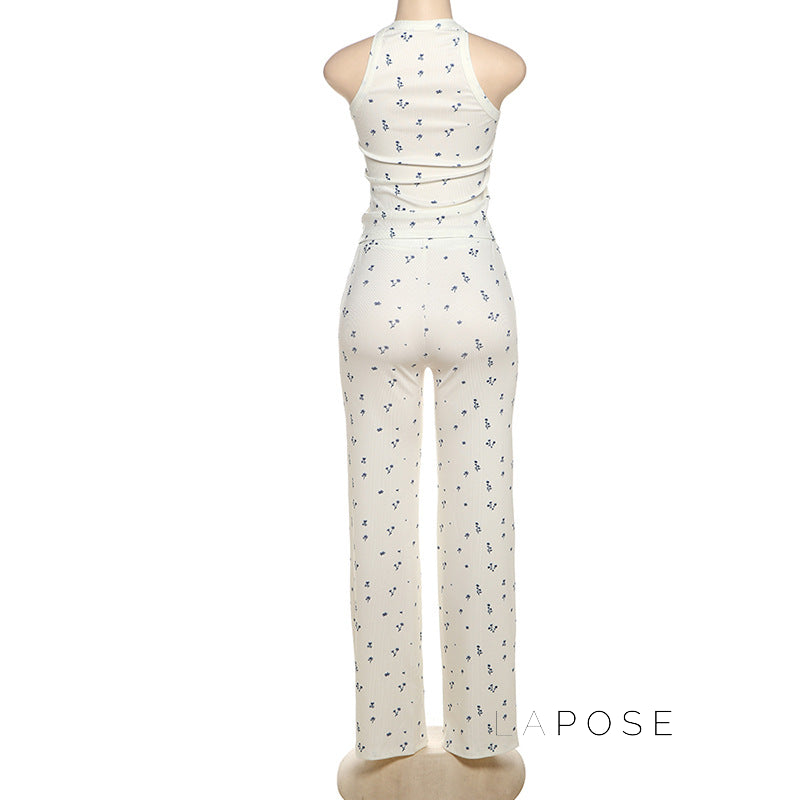Aleah Ribbed Pant Set