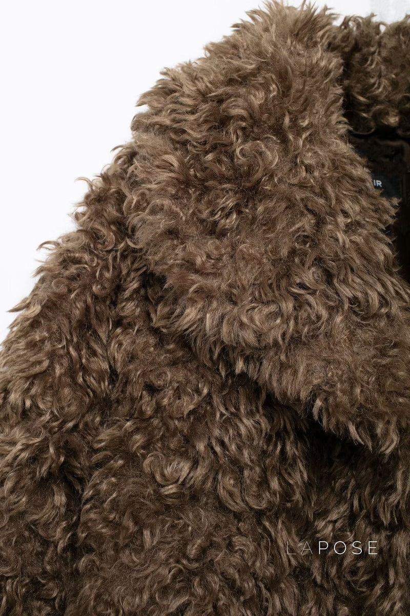 Alexzandria Faux Fur Teddy Coat