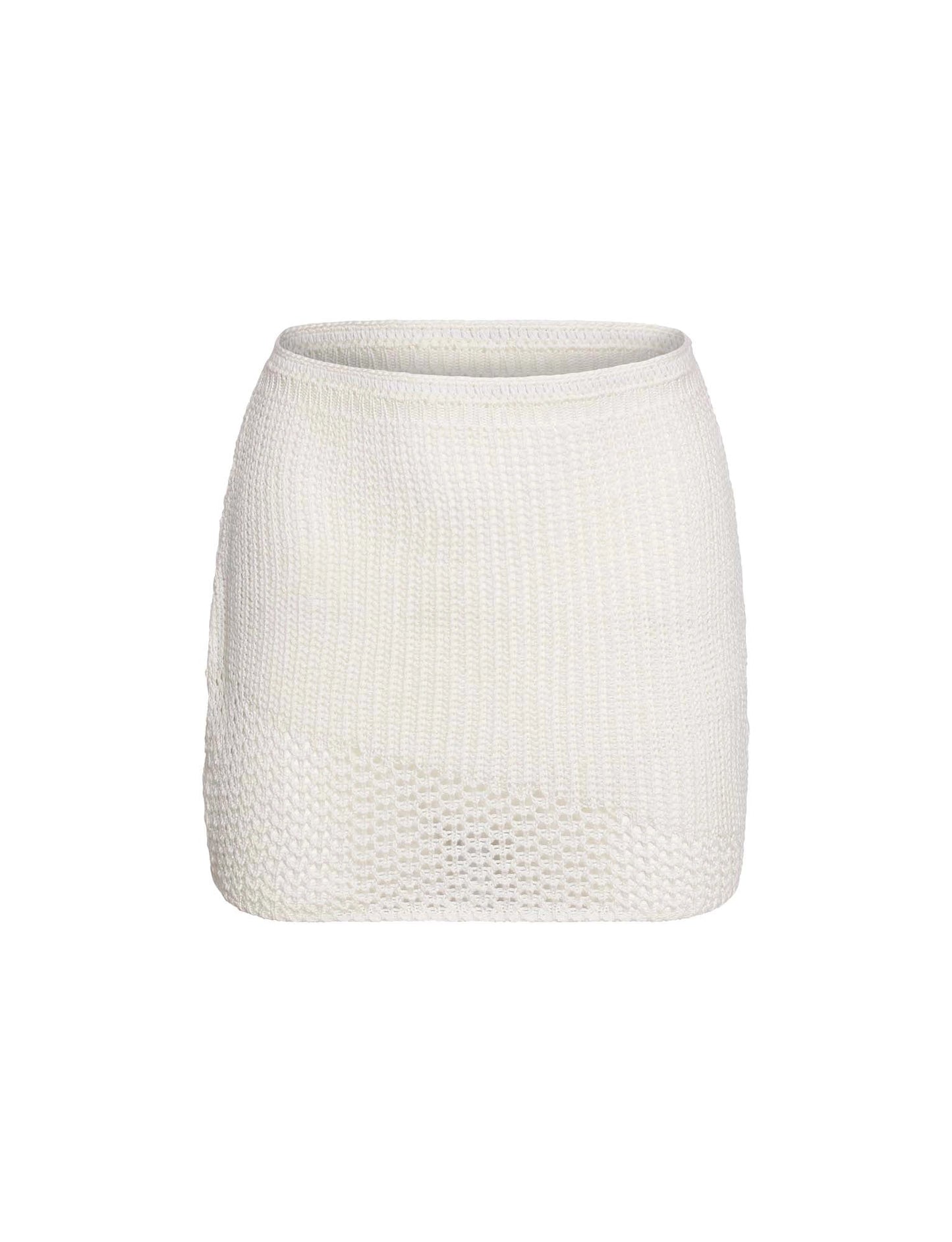 Alyssia Crochet Mini Skirt