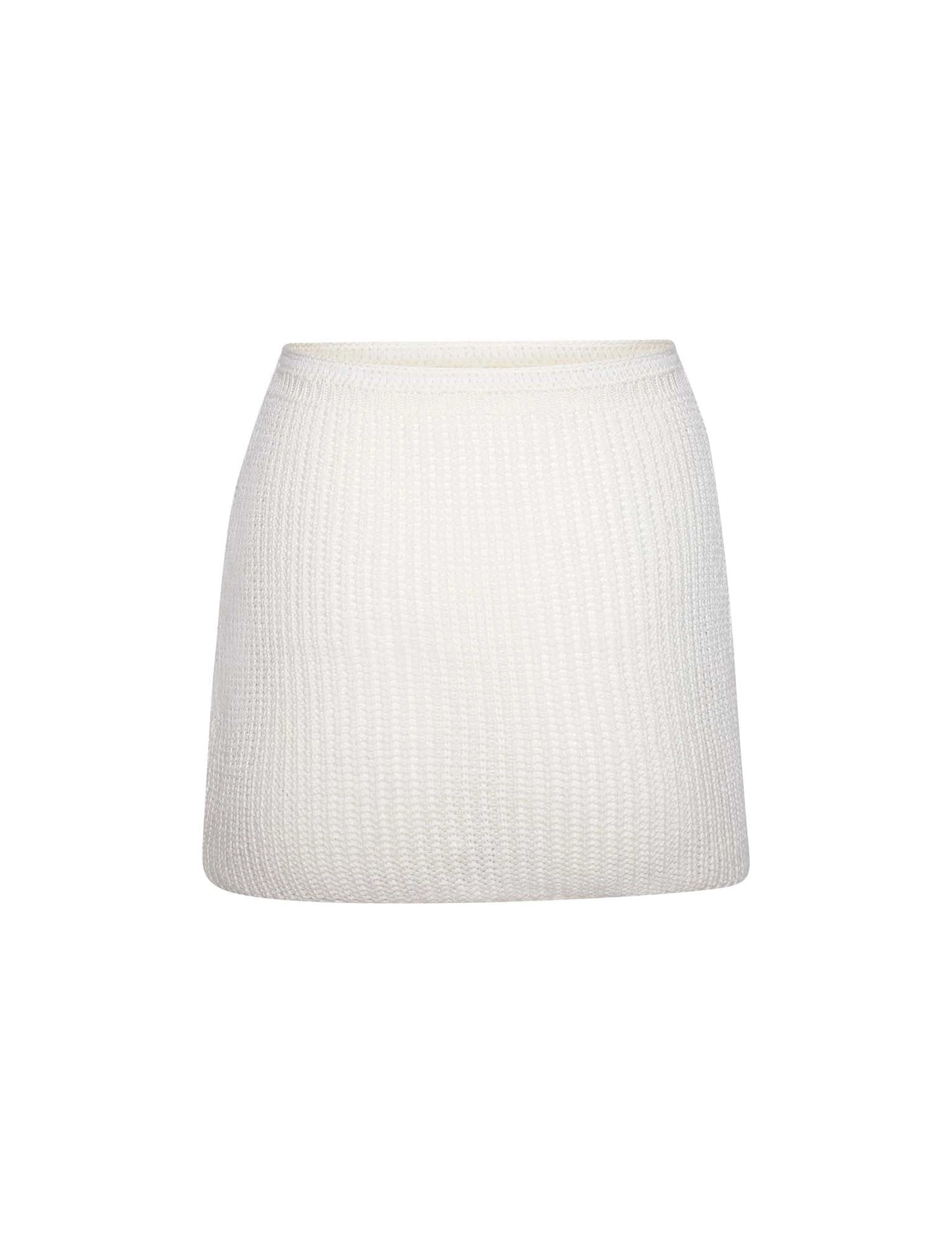 Alyssia Crochet Mini Skirt