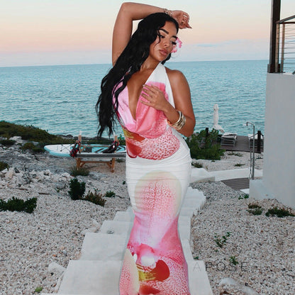 Amity Halter Maxi Dress