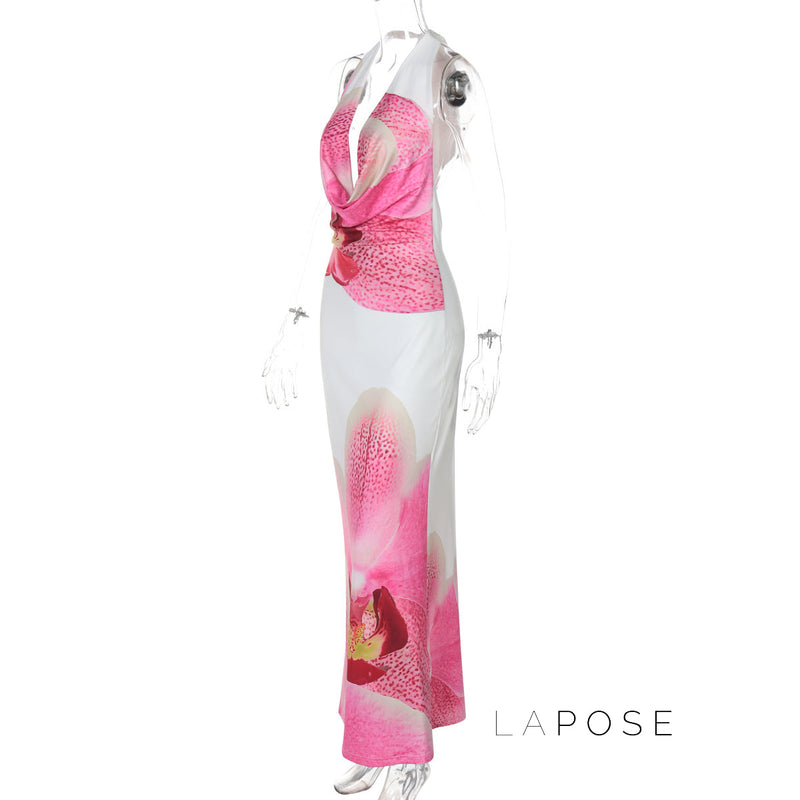 Amity Halter Maxi Dress