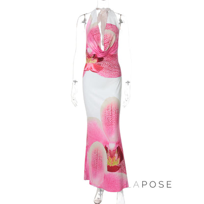 Amity Halter Maxi Dress