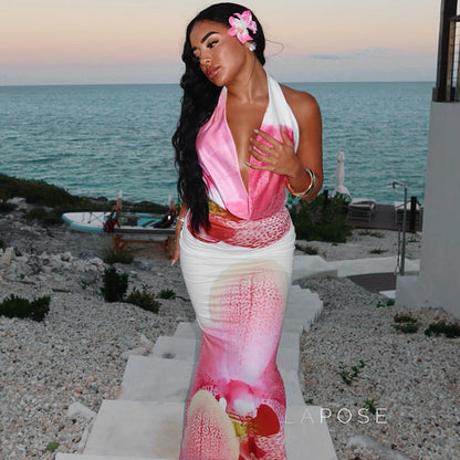 Amity Halter Maxi Dress