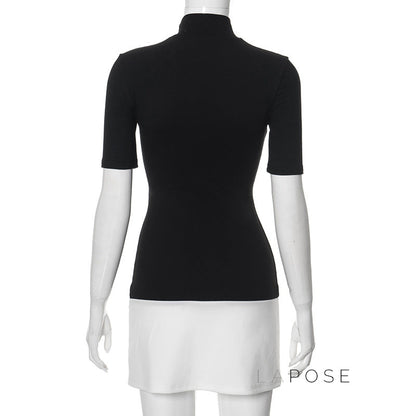 Anabell Contrast Bodycon Mini Dress